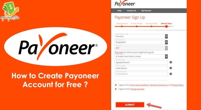 How to Create Payoneer Account for Free