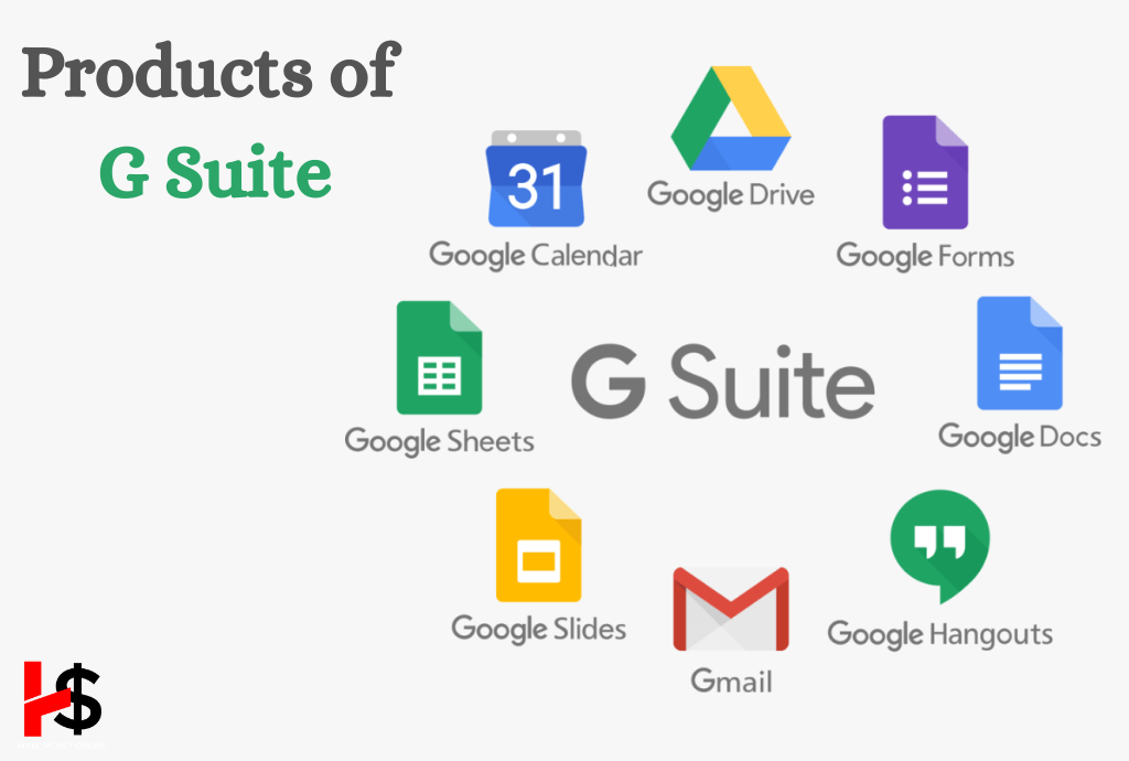 Products of G Suite